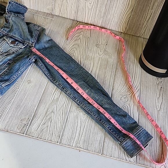 American Eagle Denim Jean Jacket Womens Size Small - Picture 9 of 10